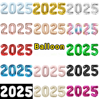 2025 Foil Balloon 32 inch Number Set (air fill only)