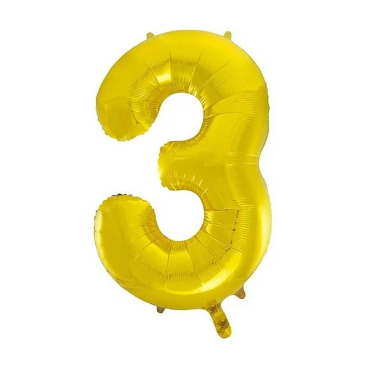 34-Inch Gold Birthday Party Number Balloons – Helium Quality