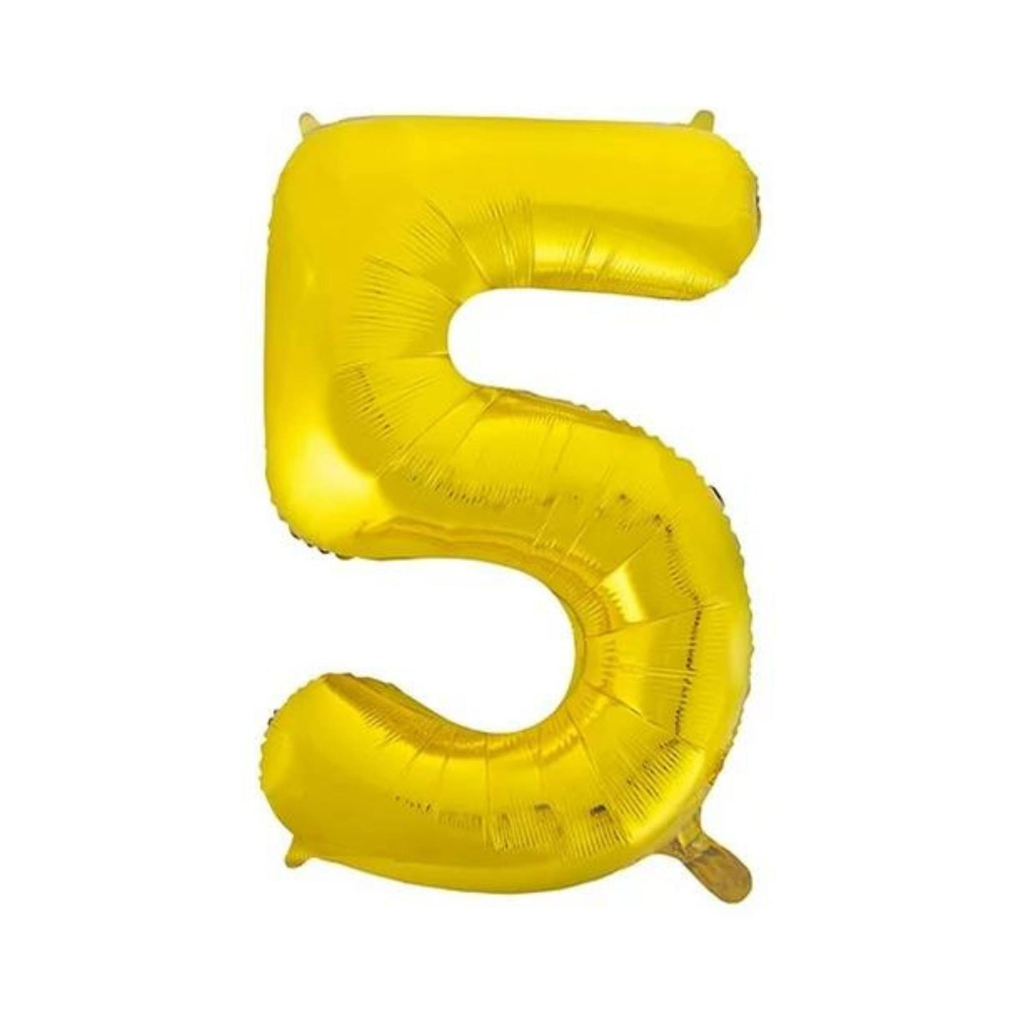 34-Inch Gold Birthday Party Number Balloons – Helium Quality