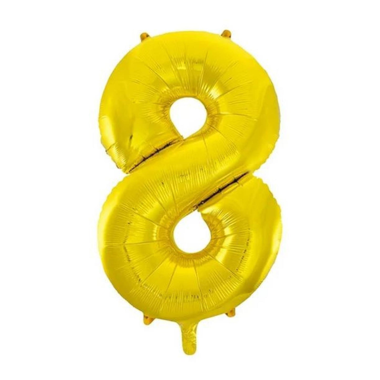 34-Inch Gold Birthday Party Number Balloons – Helium Quality