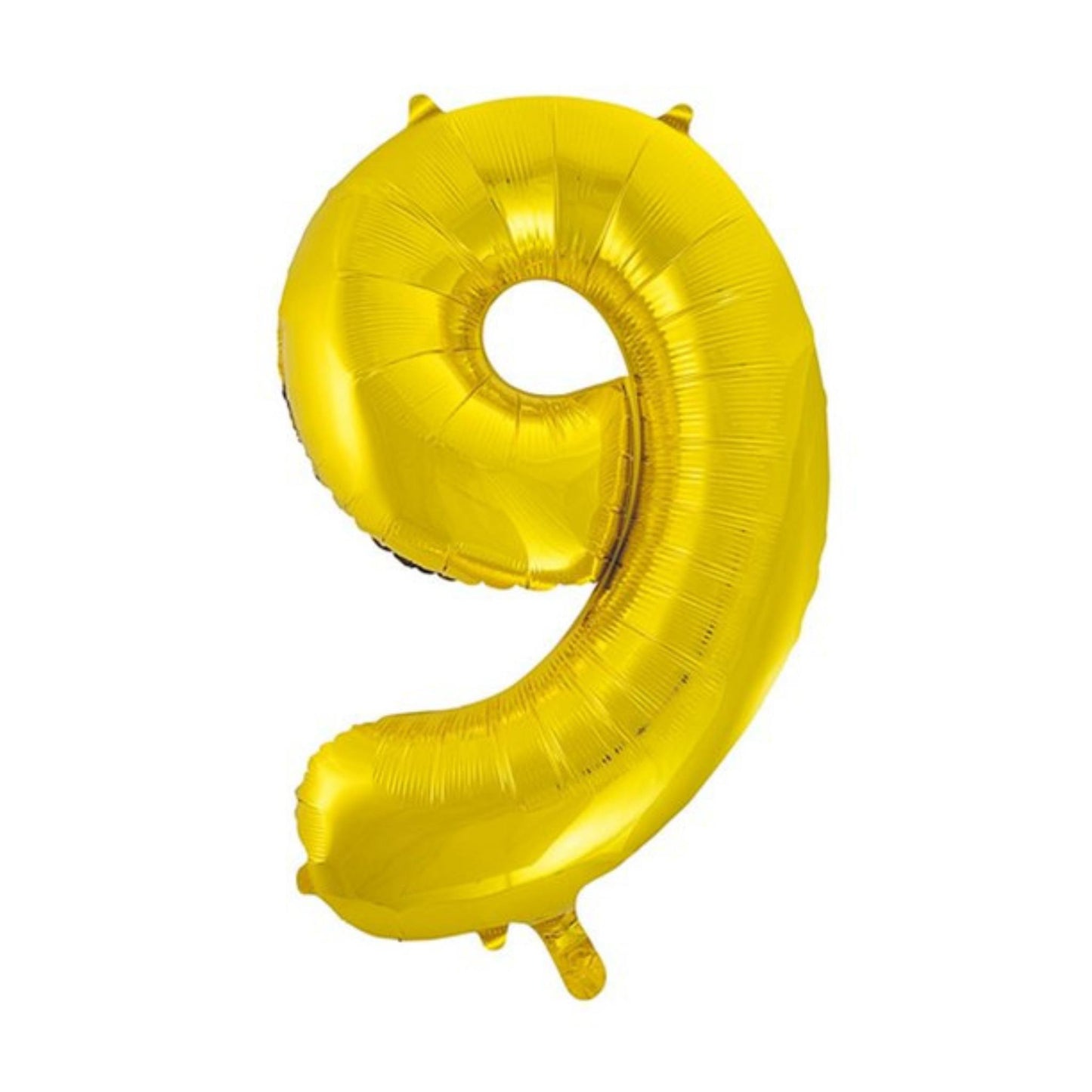 34-Inch Gold Birthday Party Number Balloons – Helium Quality