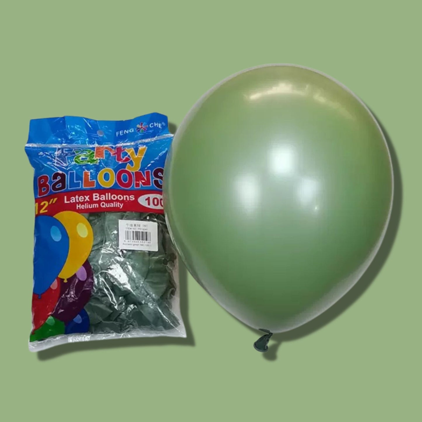 Avocado Green 11 inch Latex Balloons