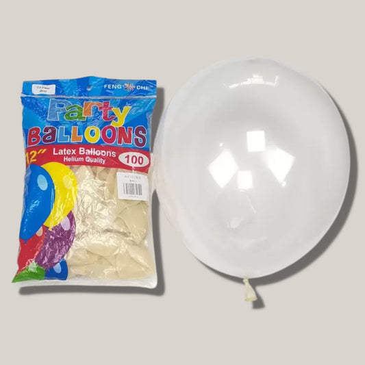 Clear 11 inch Latex Balloons