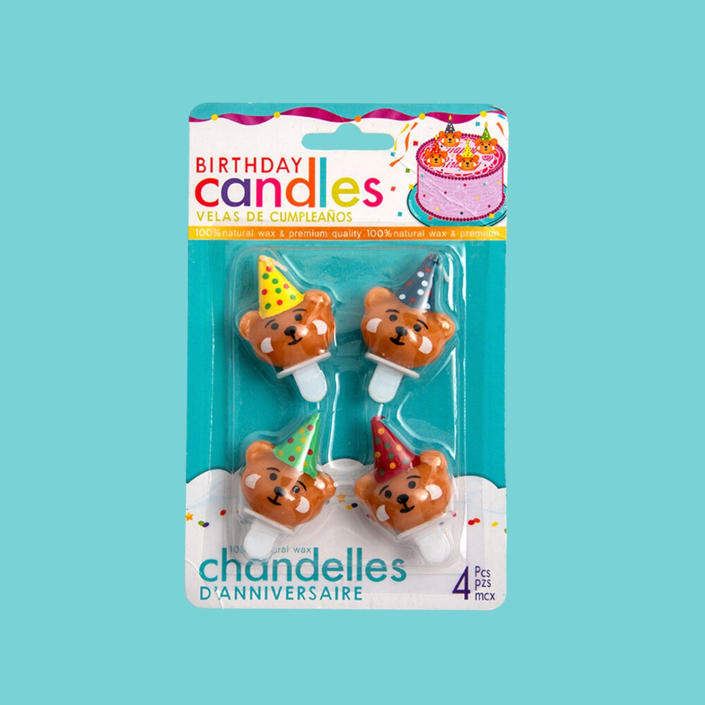 Cute Teddy Bear Candles