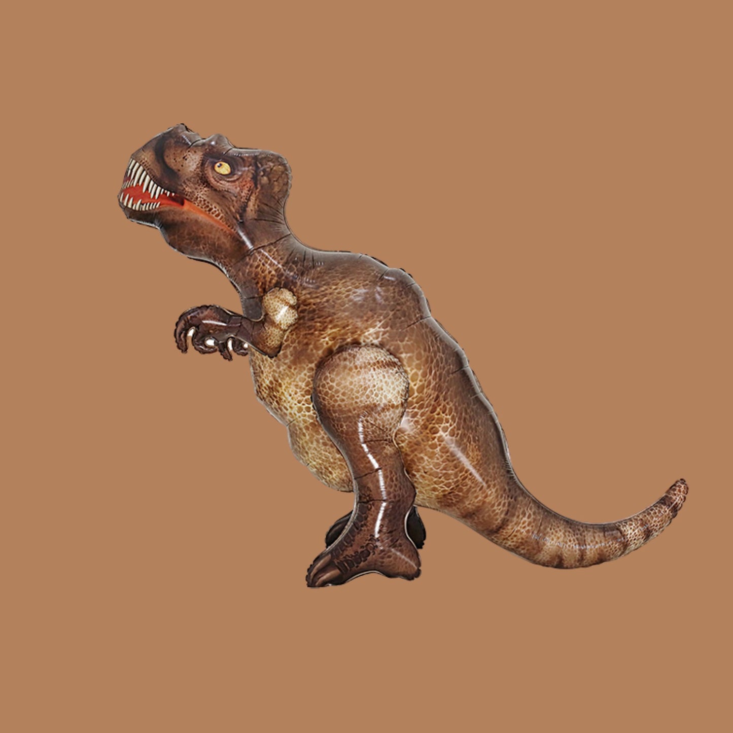 3D Giant T-Rex Dinosaur Button Foil Balloon