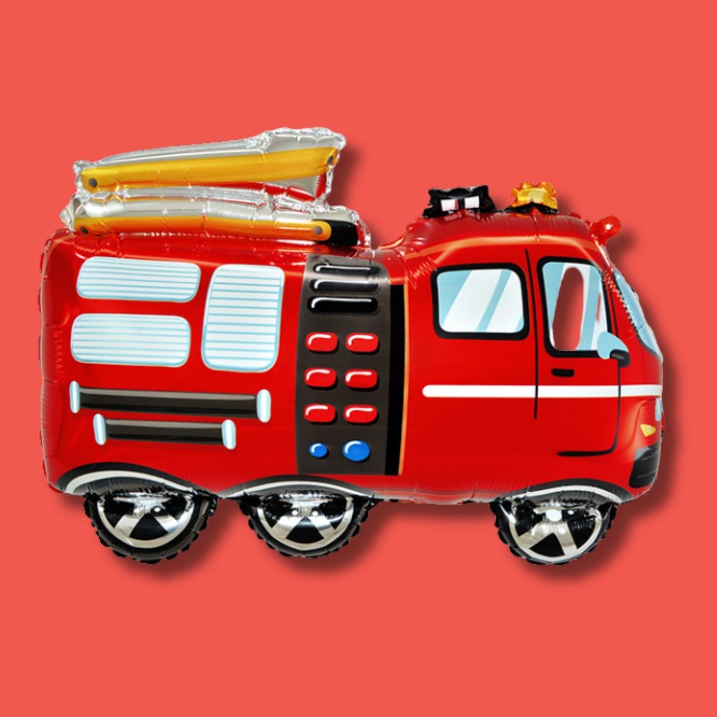 26 Inch Fun Helium Quality Fire Truck Foil Balloon