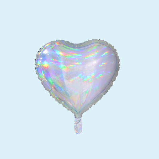 18 inch Iridescent Foil Heart Balloon