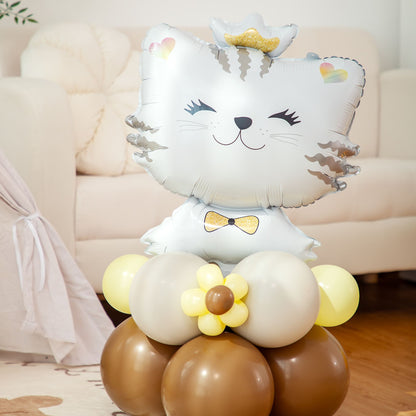 28 Inch Cute Helium Quality Kitty Cat Foil Balloon