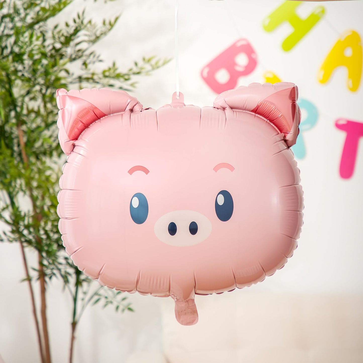 22 Inch Cute Helium Quality Pig Foil Balloon
