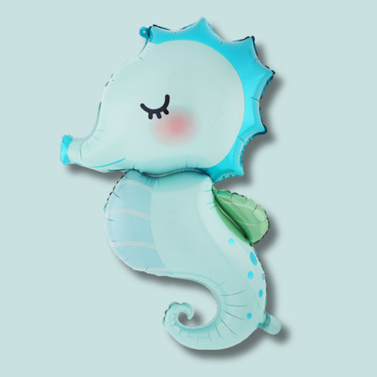 38 Inch Cute Helium Quality Sea Horse Foil Balloon