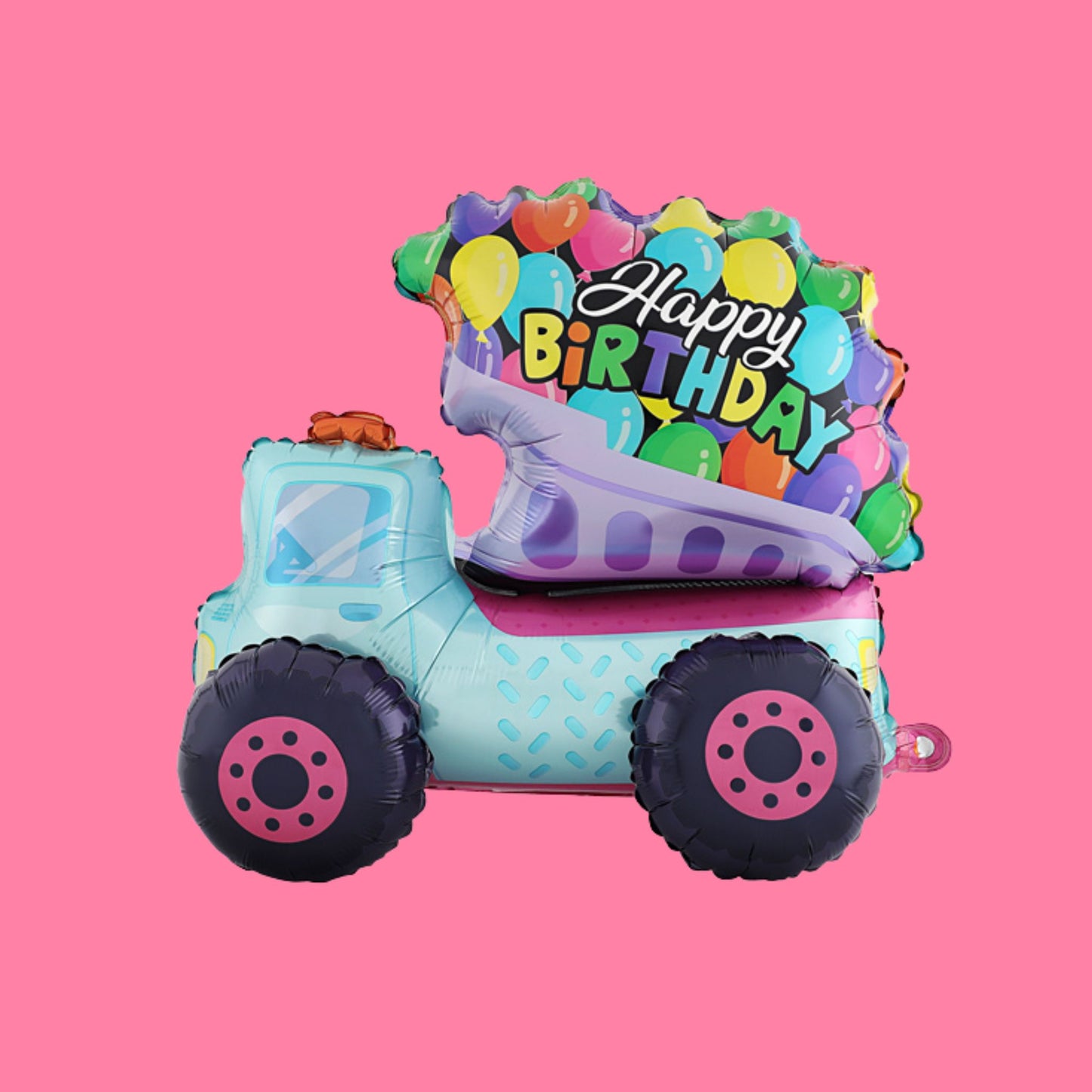 Birthday Car Button Foil Balloon