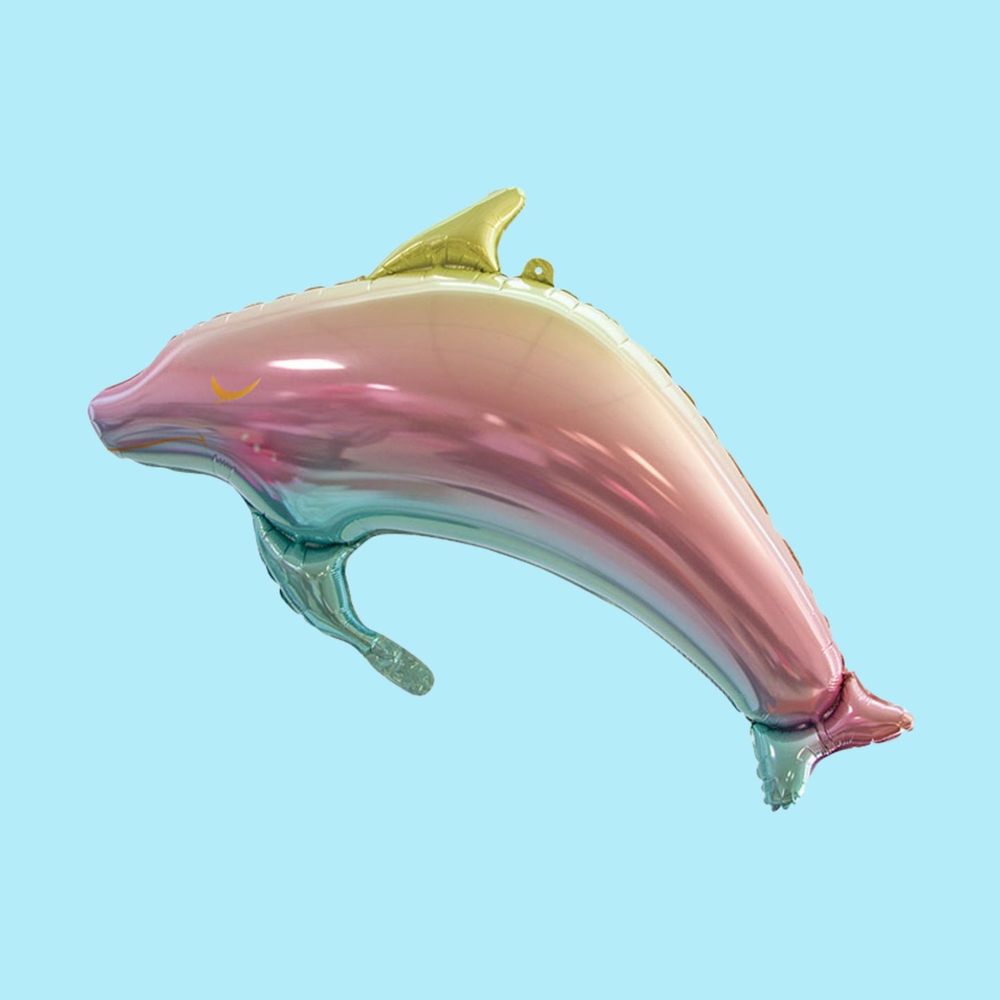 28 inch Pastel Ombre Dolphin Foil Balloon