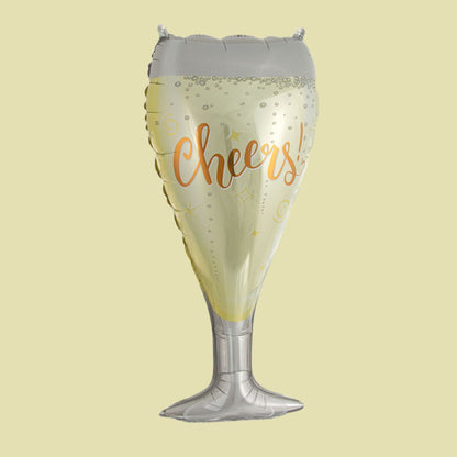 35 inch Cheers Bubbly Bottle Foil Balloon