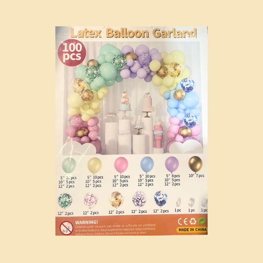 Pastel Confetti Garland Kit 100 PCS