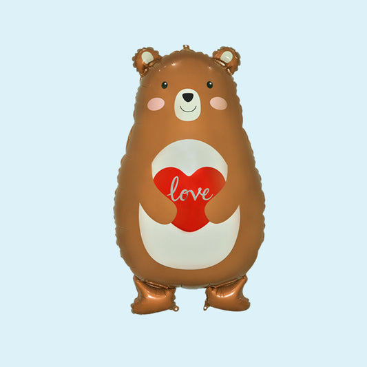 31 inch love teddy bear foil balloon