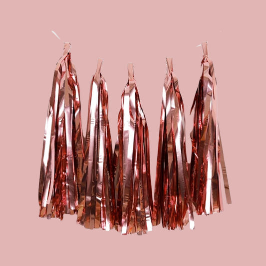 Shining Rose Gold Tassel