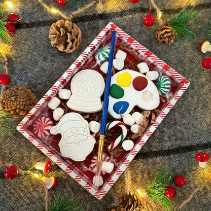 World's First Edible Christmas Canvases Paint your own sugar cookies