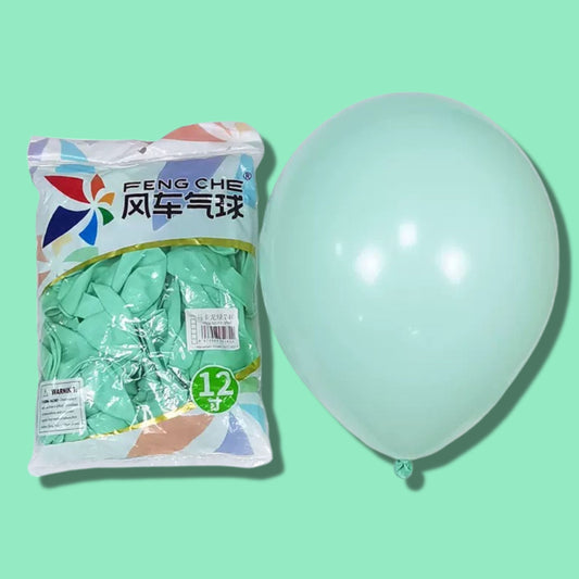 Pastel Green 11 inch Latex Balloons