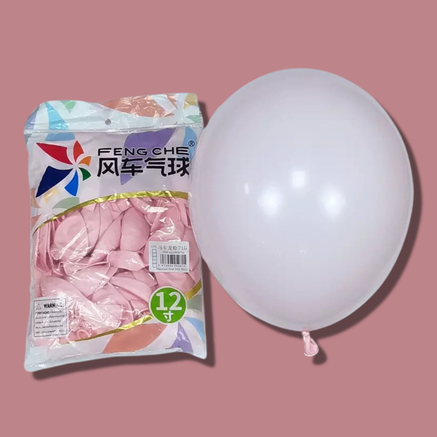 Pastel Pink 11 inch Latex Balloons