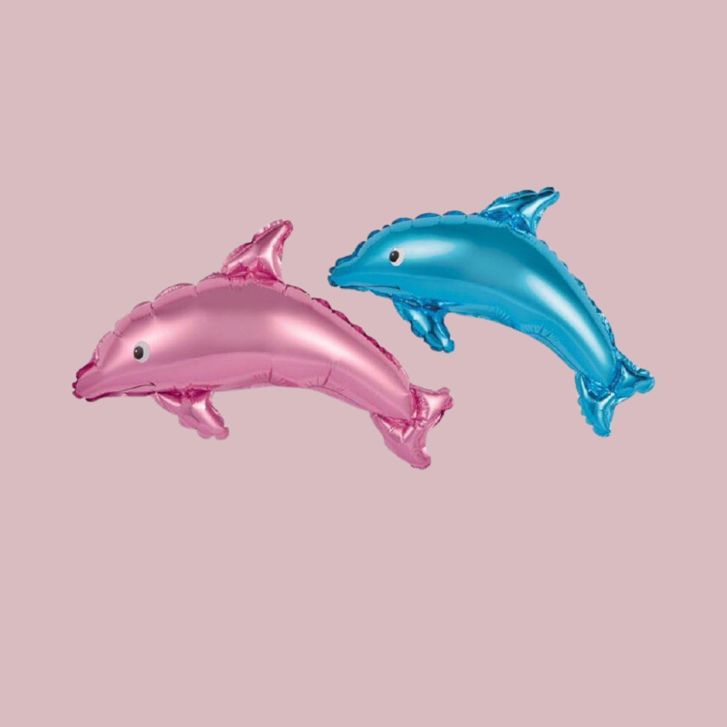 Mini Pink Dolphin Foil Balloon
