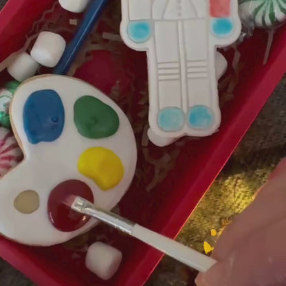 World's First Edible Christmas Canvases Paint your own sugar cookies