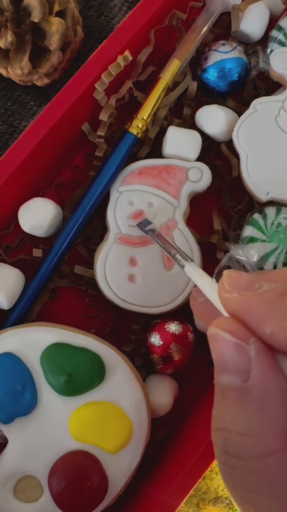 World's First Edible Christmas Canvases Paint your own sugar cookies