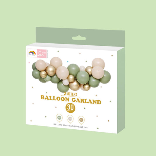 Sage Green Latex Balloon Garland Kit (Dozen)