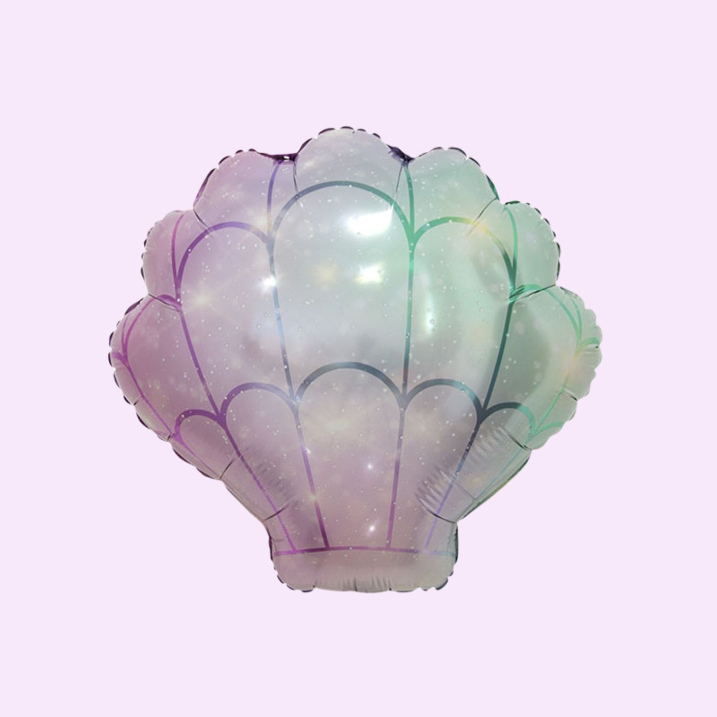 20 inch sea shell pastel purple balloon