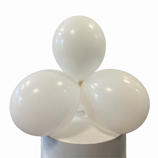 White 11 inch Latex Balloons (100PCS)