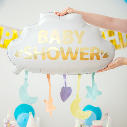 24 Inch Fun Helium Quality Baby Shower Cloud Foil Balloon