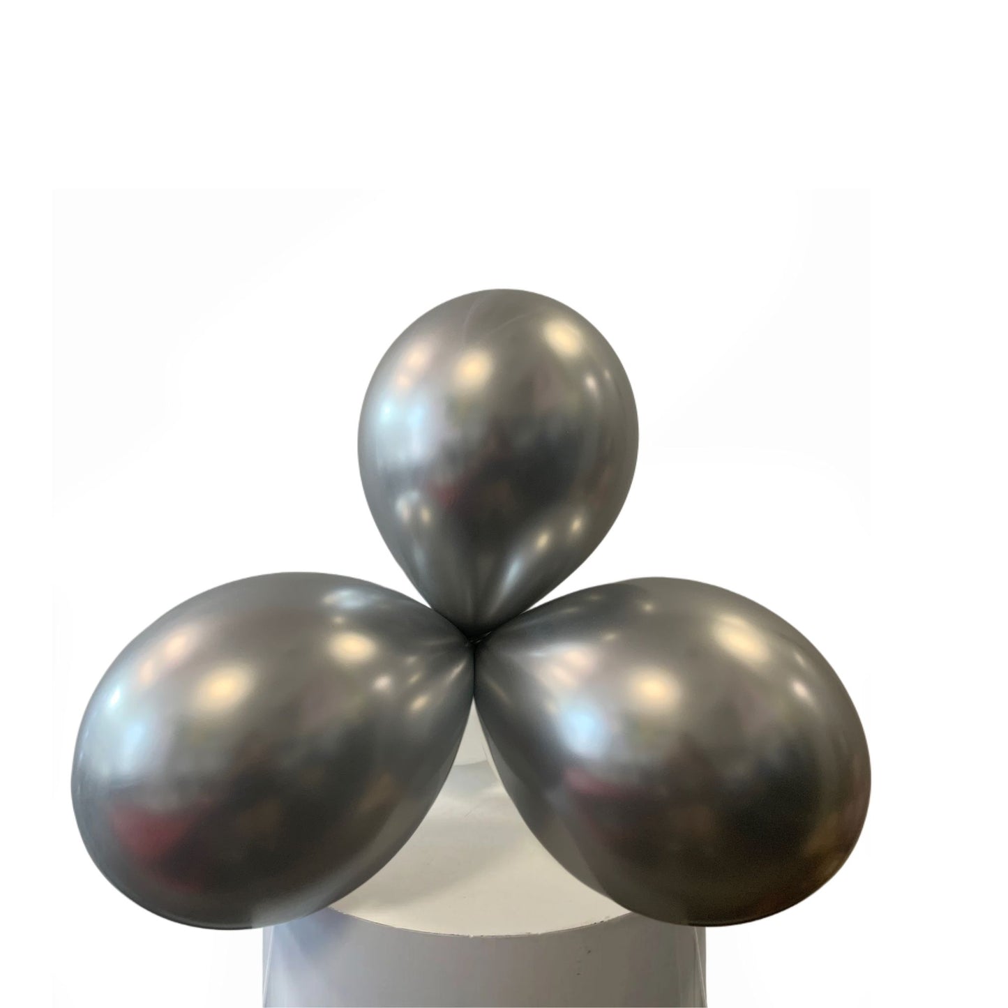 Chrome Silver 11 inch latex balloons (50PCS)